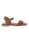 Mia Peyton Ankle Strap Sandal In Brown