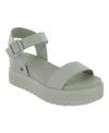 Mia Women's Kayci Platform Round Toe Sandals In Sage
