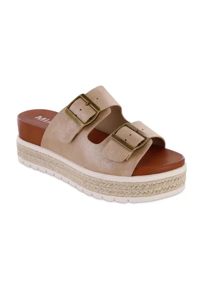 Mia Women's Kely Platform In Dusty Soft Gold In Multi