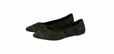 Mia Women's Kerri Ballet Flat In Camo In Black