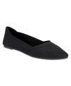 Mia Corrine Womens Slip On Comfort Insole Flat Shoes In Black