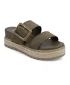 Mia Kika Platform Sandal In Khaki