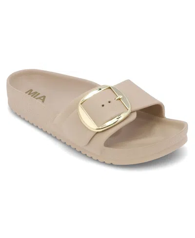 Mia Women's Kimmy Buckle Flat Sandals