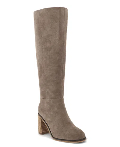 Mia Women's Landen-r Knee-high Block-heel Dress Boots In Maple