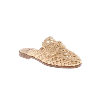 Mia Women's Layce Raffia Mules In Beige