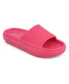 Mia Luvly Slide Sandal In Hot Pink