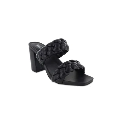 Mia Women Maine Braided Sandal In Black
