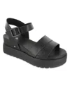 Mia Women's Maya Platform Sandal In Black In Black