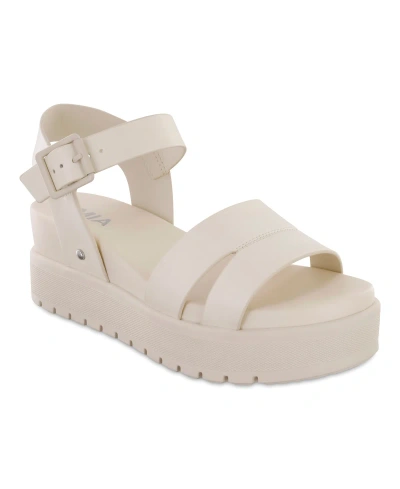 Mia Women's Maya Platform Sandals In Linen