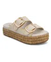 Mia Women's Mieko Flatform Slip-on Slide Sandals In Seashell