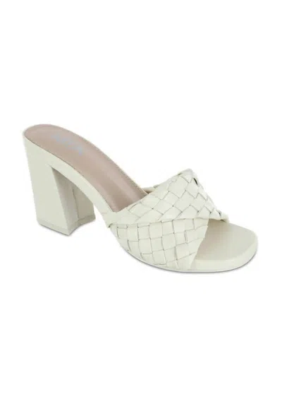 Mia Women's Minna Heel In Bone In White