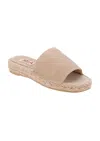 Mia Women's Noveli Open Toe Sandal In Sand Suede In Nude