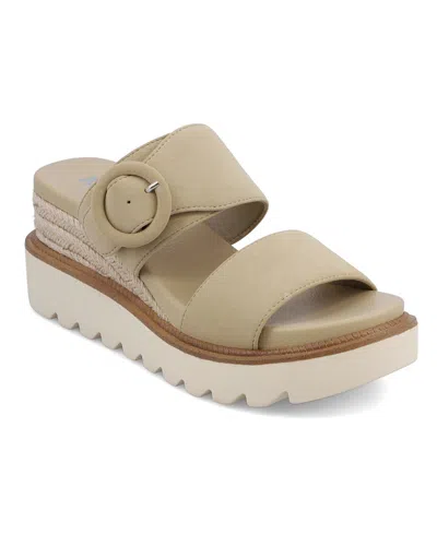 MIA WOMEN'S ORLA SLIP-ON WEDGE SANDALS
