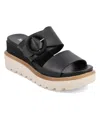 Mia Orla Platform Wedge Sandal In Black