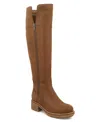 Mia Women's Pike Lug Sole Tall Boots In Cognac
