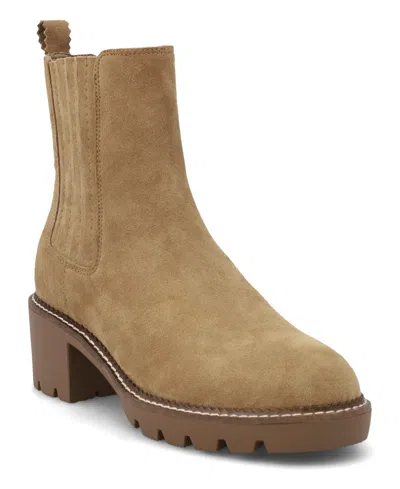 Mia Women's Pryor Round Toe Lug Sole Chelsea Booties In Multi