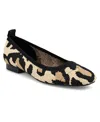 Mia Women's Rasia Ballet Knit Round Toe Flats In Leopard