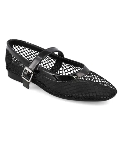 MIA WOMEN'S RAYZA MARY-JANE ROUND TOE FLATS