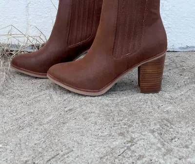 Mia Women's Santos Bootie In Cognac In Green