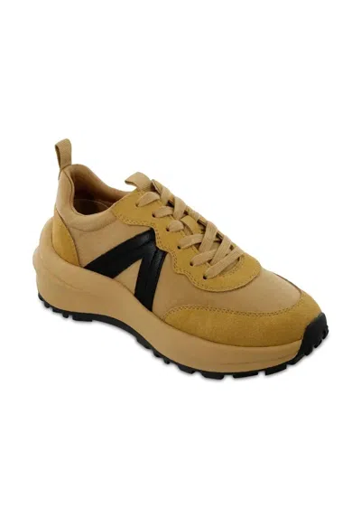 Mia Women's Scout Sneakers In Tan Black In Brown