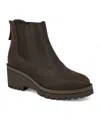 Mia Women's Sefi Chelsea Lug Sole Booties In Brown
