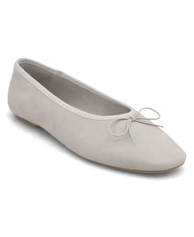 Mia Women's Tinna Bow Ballet Slip-on Flats In Gray