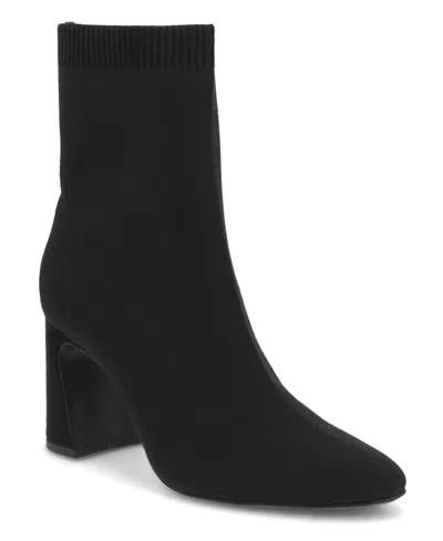 Mia Women's Torstin Stretch Knit Sock Pull-on Booties In Black