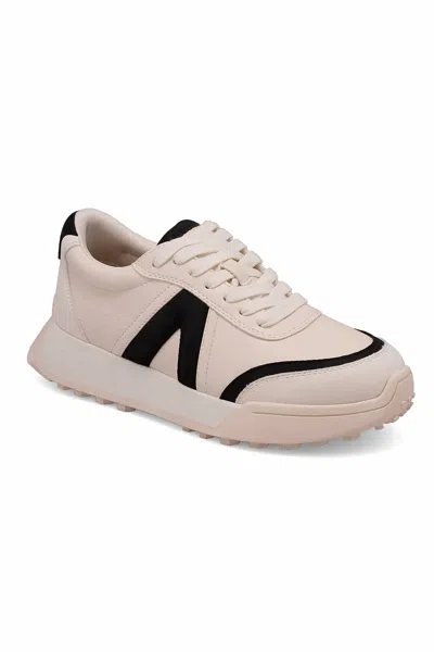 Mia Women's Towne Sneakers In White/black In Pink