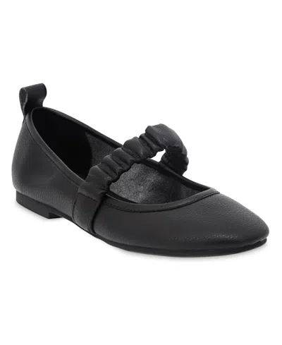 MIA WOMEN'S ULIANA MARY-JANE LEATHER FLATS
