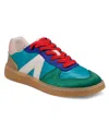 Mia Women's Vesta Lace Up Color-block Fashion Sneakers In Turquoise,green