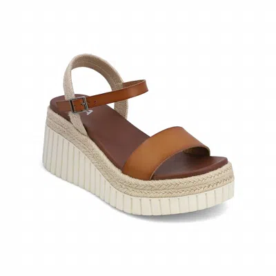 Mia Women's Yanis Wedge Sandals In Tan In Brown