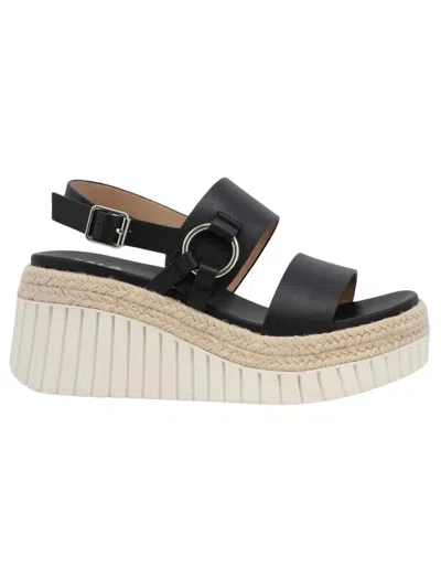 Mia Women's Yuna Espadrille Platform Wedge In Black