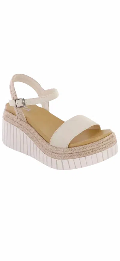 Mia Women's Zalia Strap Sandals In Blush In Gold