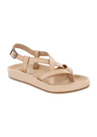 Mia Women's Zurie Open Toe Sandal In Nude In Brown