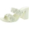Mia Maine Heel Sandal In White In White