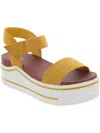 Mia Olita Vegan Suede Platform Sandal In Multi