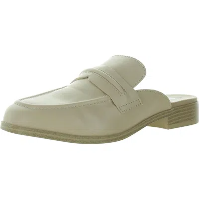 Mia Womens Faux Leather Slip-on Mules In Multi