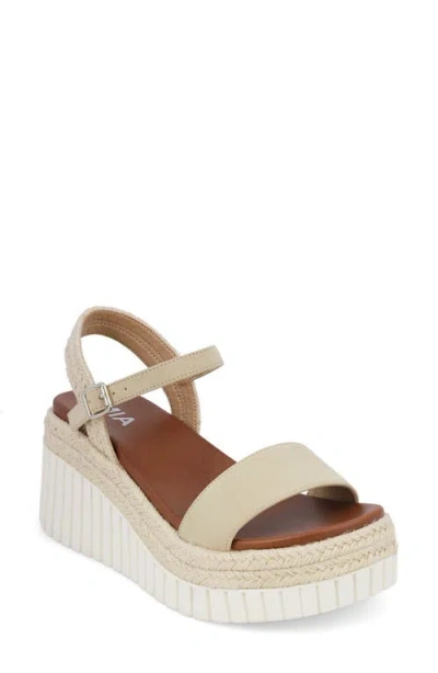 Mia Yanis Ankle Strap Platform Wedge Sandal