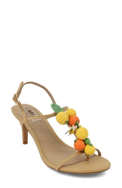 Mia Zabel Slingback Sandal In Multi