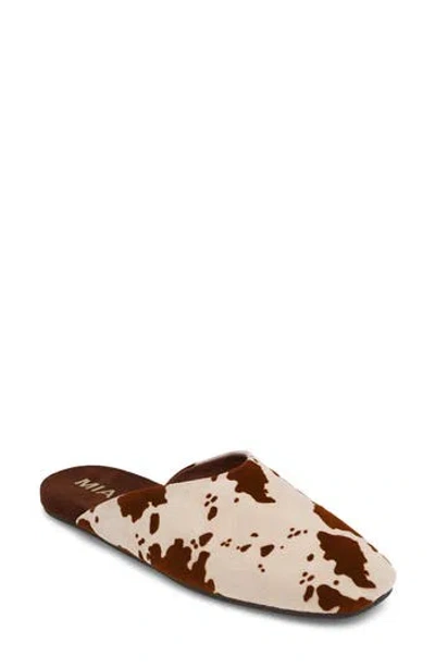 Mia Ziva Square Toe Mule In Neutral