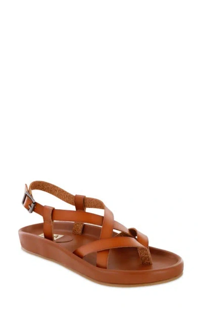 Mia Zurie Slingback Sandal In Cognac