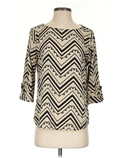 Pre-owned Miami 3/4 Sleeve Blouse In Ivory