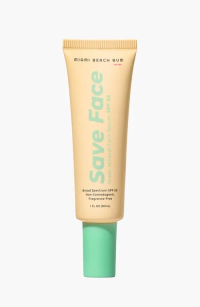 Miami Beach Bum Save Face Serum With Spf 50