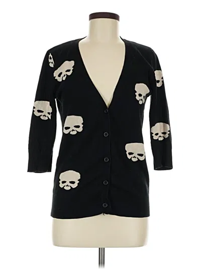 Pre-owned Miami Cardigan Sweater In Black