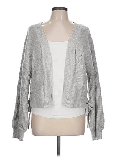 Pre-owned Miami Cardigan Sweater In Gray