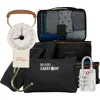 Miami Carry On Essential Organizational 8 Piece Travel Kit In Black