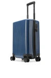 Miami Carry On Ocean Polycarbonate Carry On Spinner Suitcase In Blue