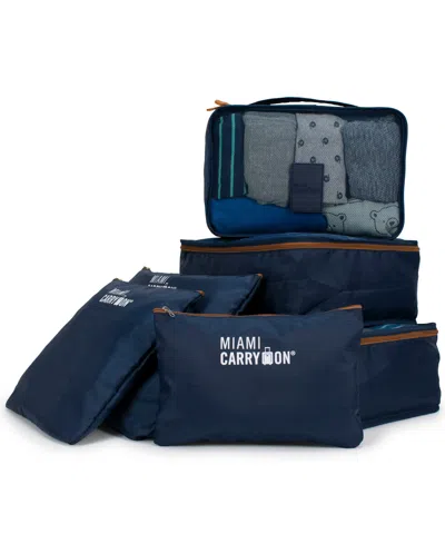 Miami Carryon Collins 6-pc. Packing Cube Set In Blue