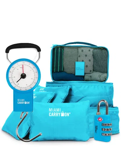Miami Carryon Essential Travel Kit Combo In Blue