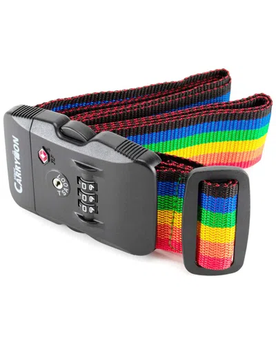 Miami Carryon Locked Strap Lockable Tsa Combination Strap In Multi